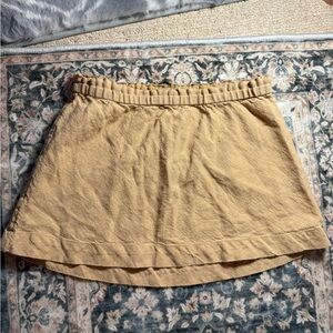 Free People Tan Mini Skirt